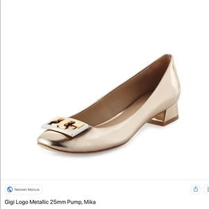 Tory Burch Gigi metallic pump